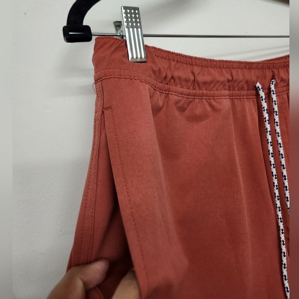 LL Bean Swim Trucks Mens Medium Burnt Orange Lined Vacation Summer Pool - Picture 5 of 13